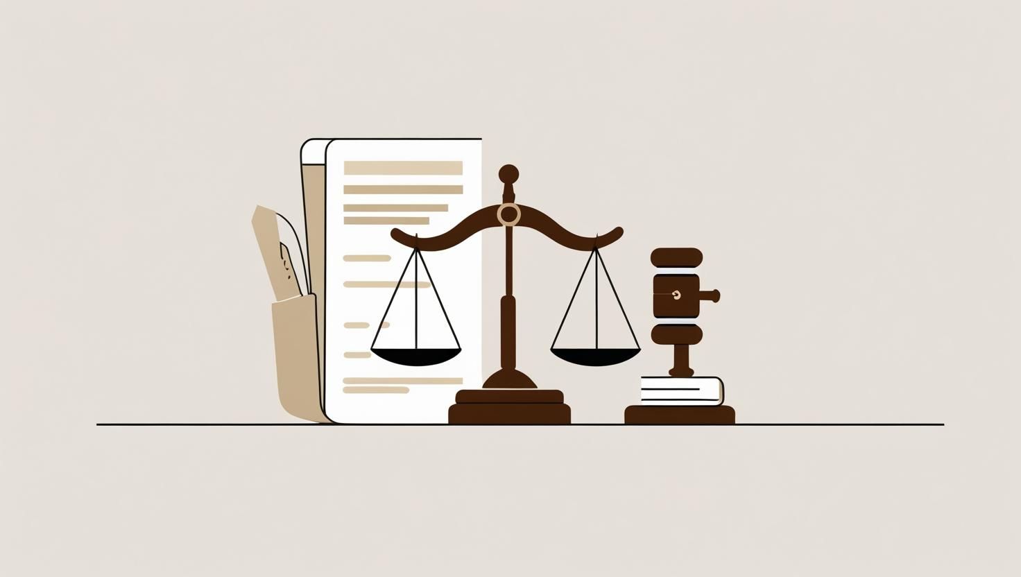Courtroom with gavel and legal documents representing criminal plea options